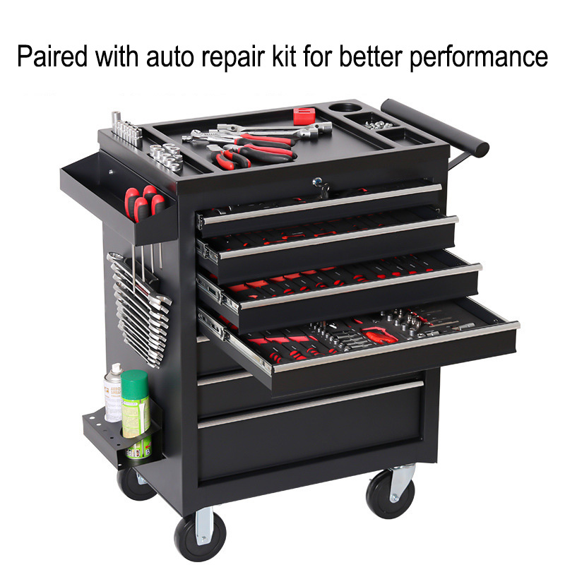 Tools Box For Workshop - Carrello Portautensili a 5 Cassetti, Multifunzionale