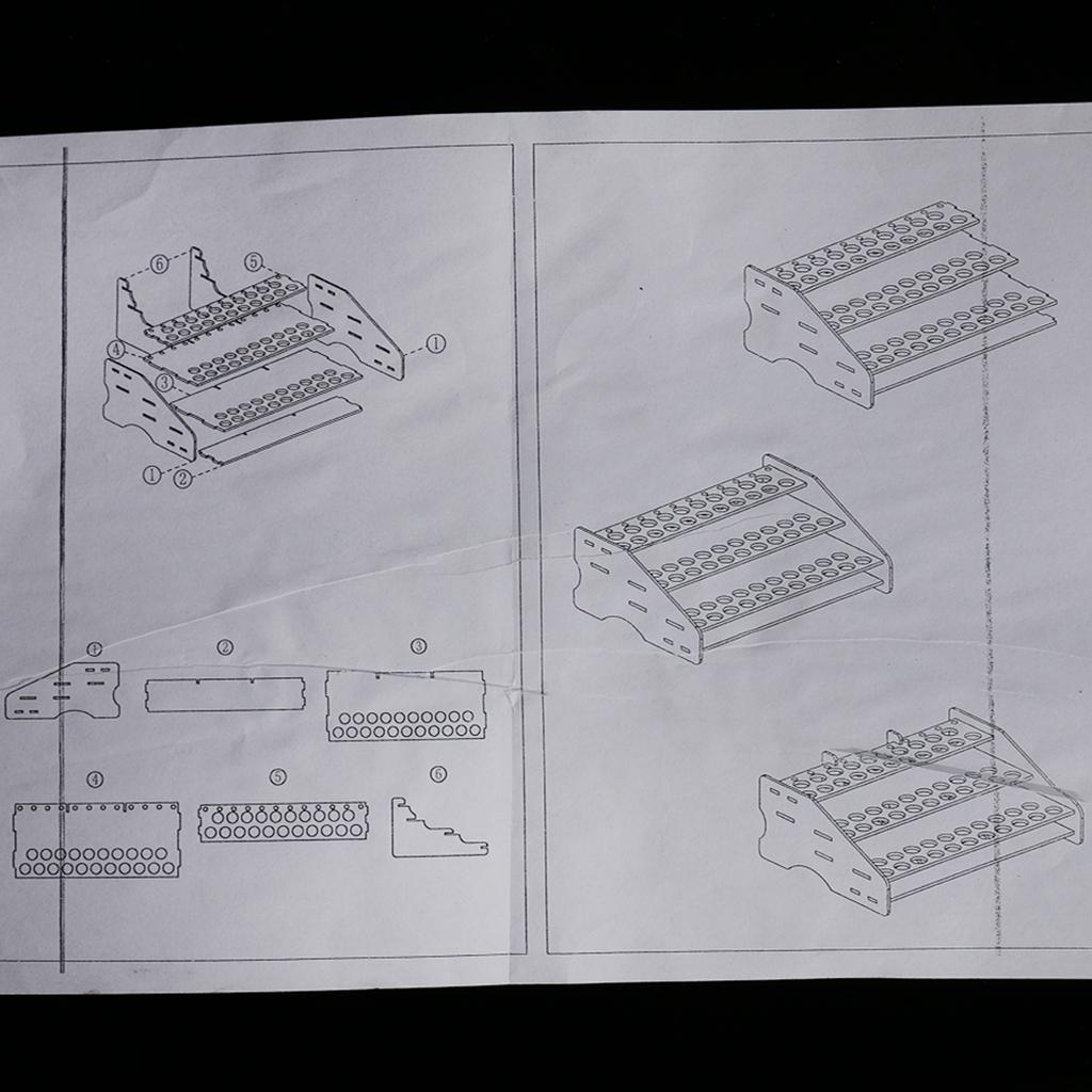 Workshop Tools Wood - Supporto per Pittura in Legno, Organizzatore
