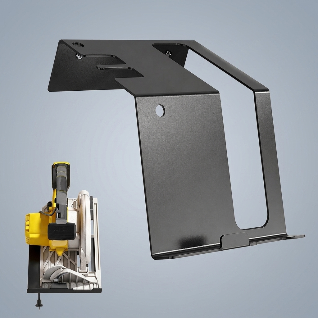 Workshop Tools On Wall - Supporto per Sega Circolare Resistente, Staffa