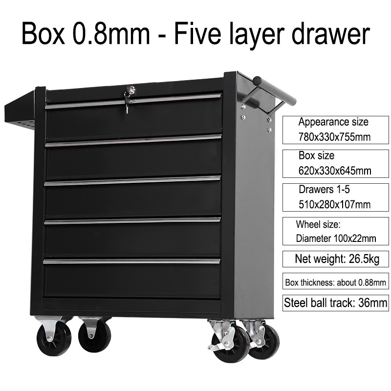 Carrello Portautensili a 5 Cas - Tools Box For Workshop recensione e prezzo