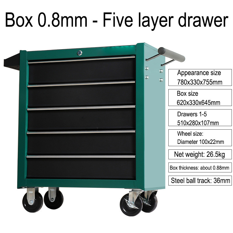 Carrello Portautensili a 5 Cas - Tools Box For Workshop recensione e prezzo